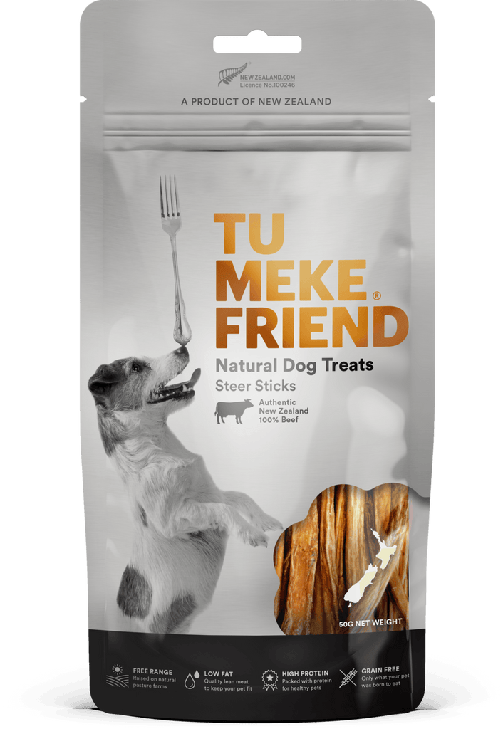 TU MEKE FRIEND Air-Dried Natural Dog Treats Steer Sticks 50G - Sparklet