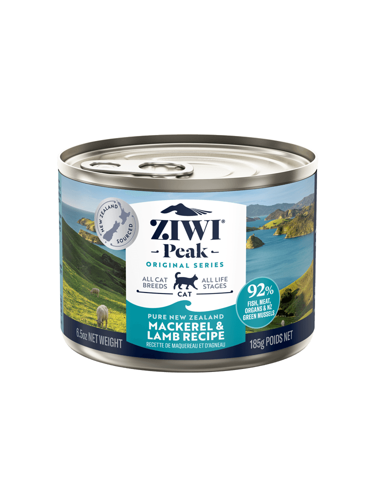 ZIWI PEAK Cat Can Mackerel & Lamb 185G / 185G X 12 - Sparklet